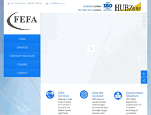 Tablet Screenshot of fefainc.com